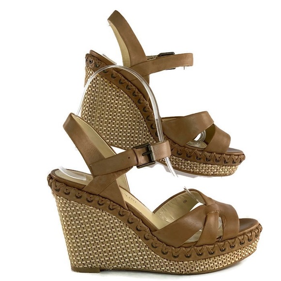 Enzo Angiolini Wedge Sandals Size 6M - Picture 2 of 7